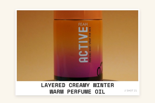 layered creamy winter warm perfume oil