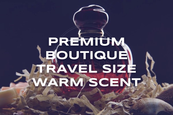 premium boutique travel size warm scent