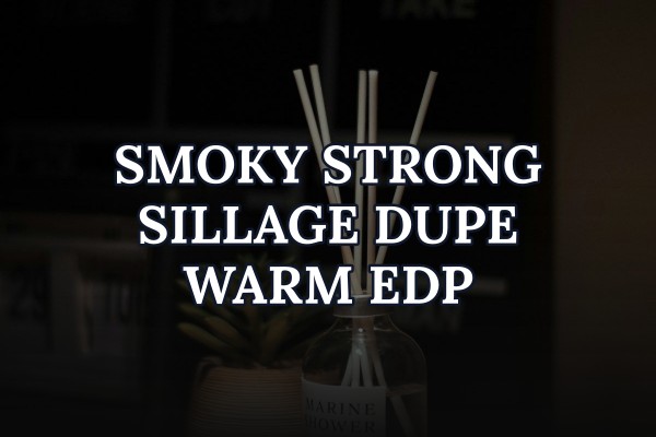 smoky strong sillage dupe warm edp