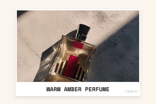 warm amber perfume